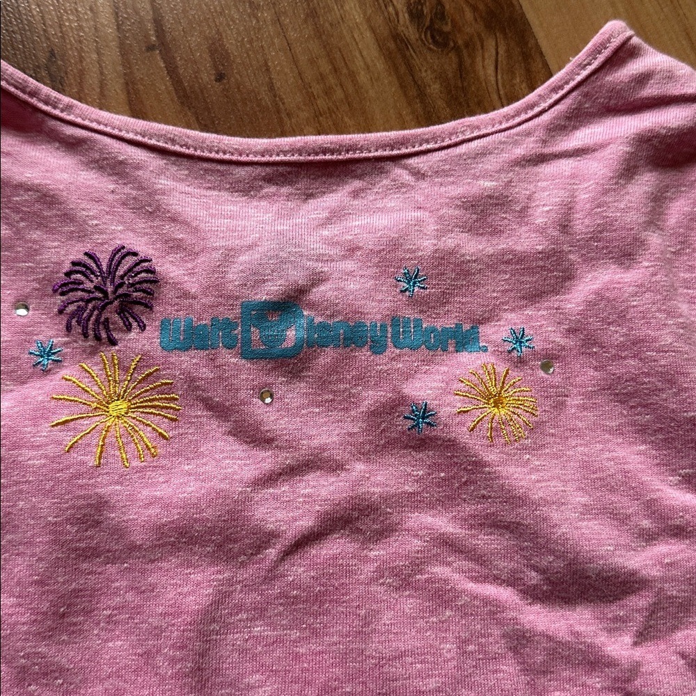 Disney Minnie Mouse Girls Pink‎ 2019 Graphic Tee NWT Size M - Picture 5 of 7